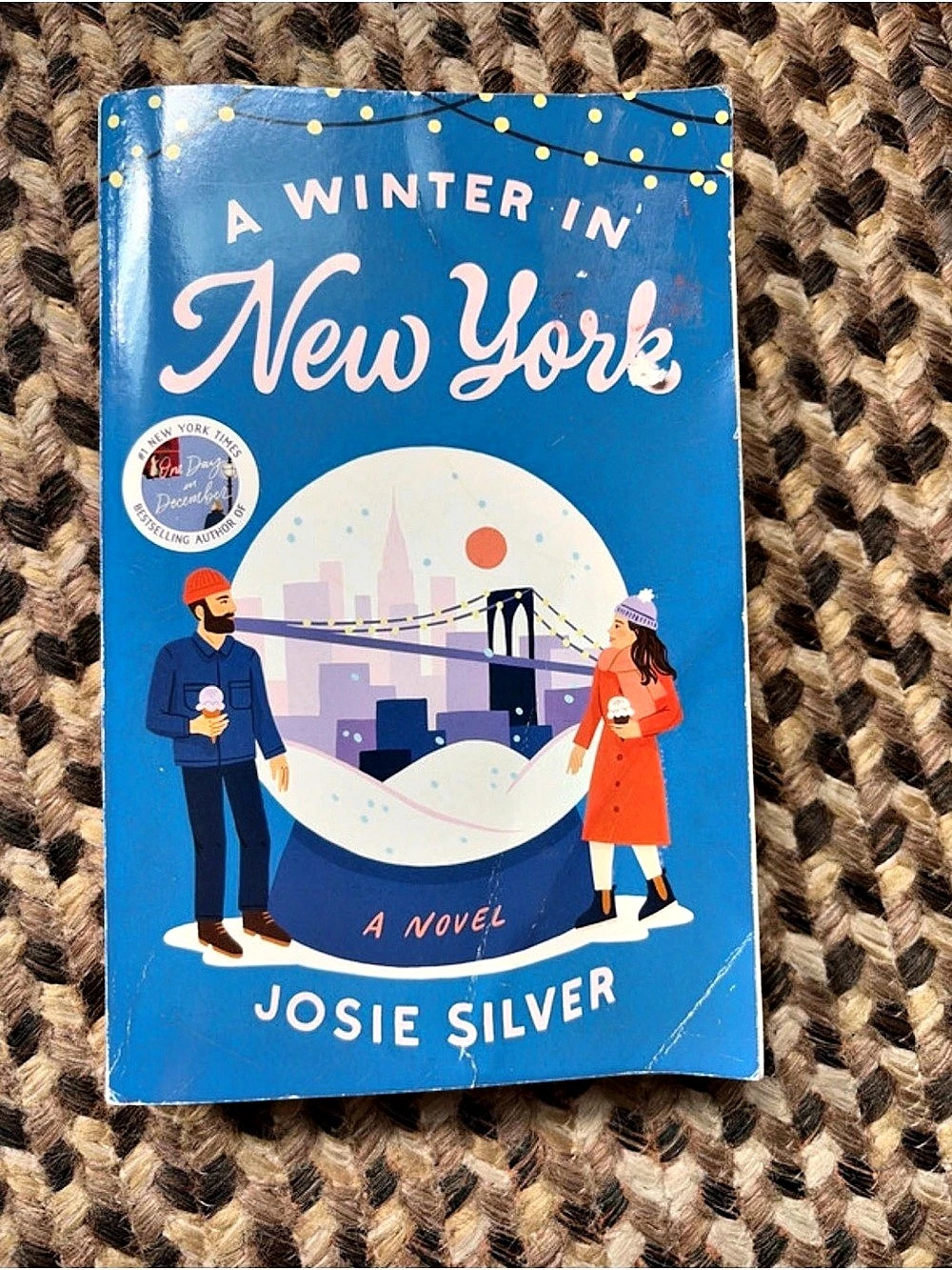 Random House A Winter in New York Paperback Novel Blue